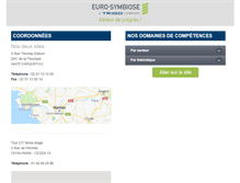 Tablet Screenshot of euro-symbiose.com
