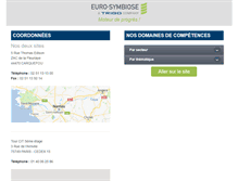 Tablet Screenshot of euro-symbiose.fr